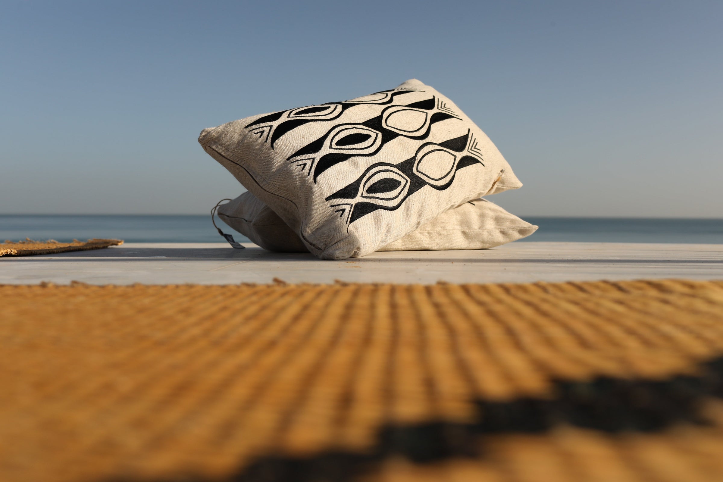 EMBROIDERED CUSHION