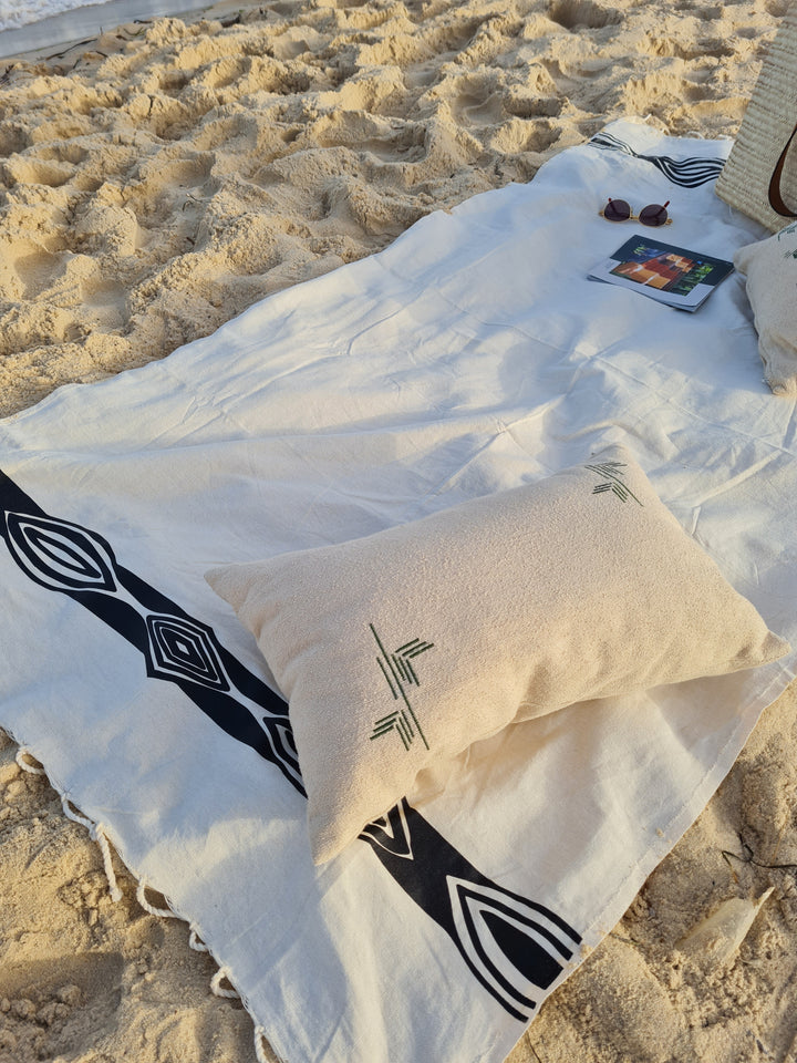 Serviette de plage 100% coton BANDA