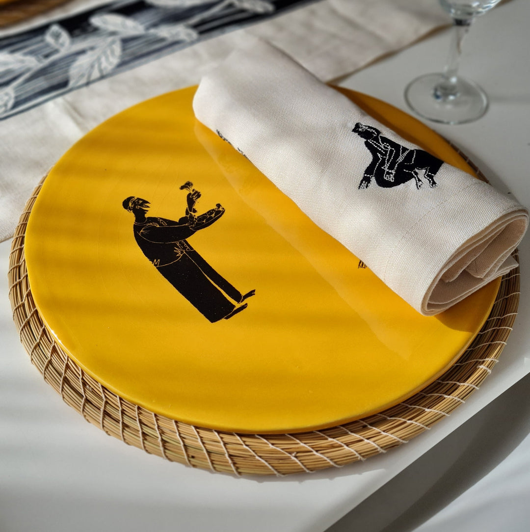 Serviettes de table en lin MEDINA - MASHMOUM