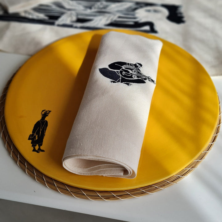 Serviettes de table en lin MEDINA - OUED