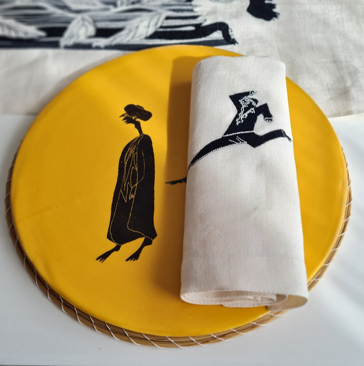 Serviettes de table en lin MEDINA - HARBA