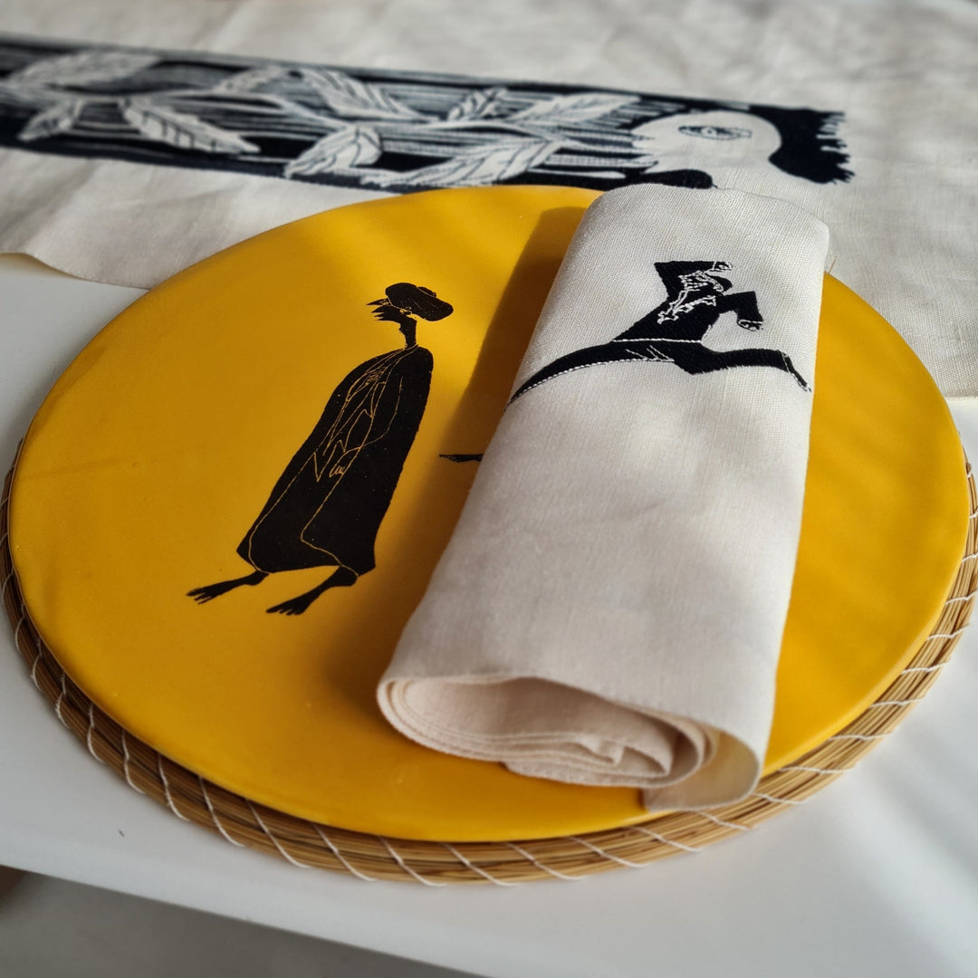 Serviettes de table en lin MEDINA - HARBA