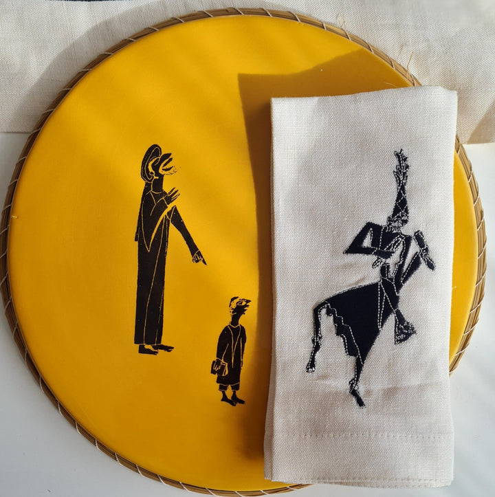 Serviettes de table en lin MEDINA - HKAYET
