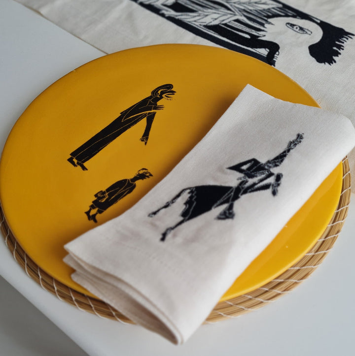 Serviettes de table en lin MEDINA - HKAYET