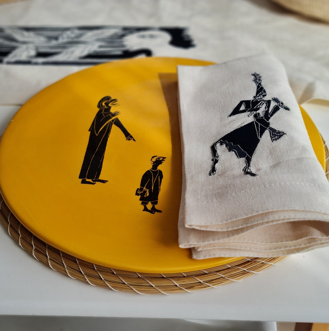 Serviettes de table en lin MEDINA - HKAYET