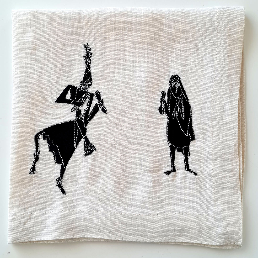 Serviettes de table en lin MEDINA - HKAYET