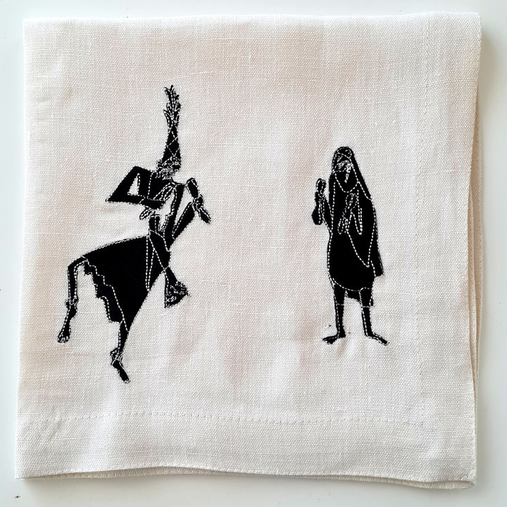 Serviettes de table en lin MEDINA - HKAYET