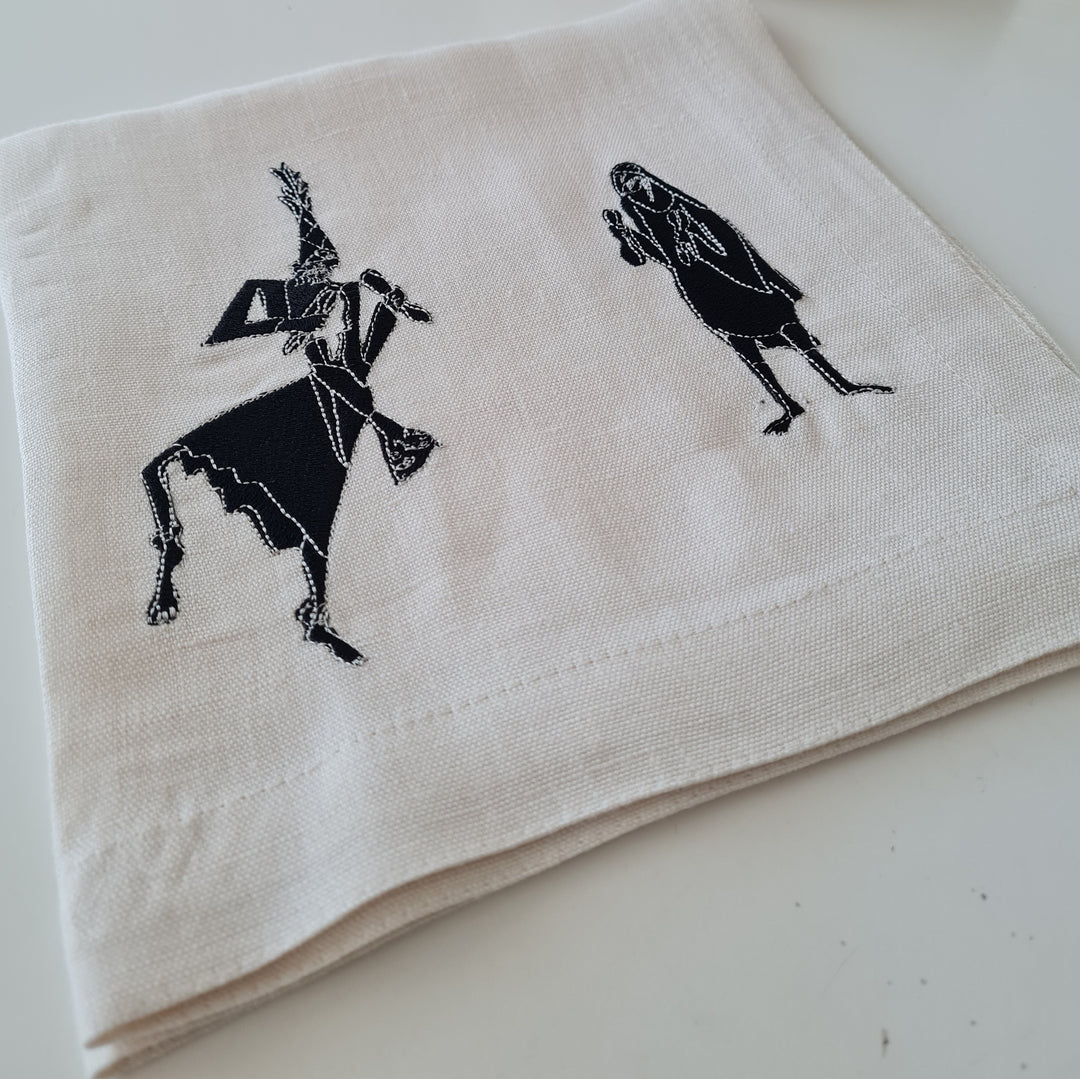 Serviettes de table en lin MEDINA - HKAYET
