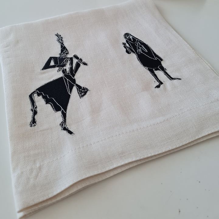 Serviettes de table en lin MEDINA - HKAYET