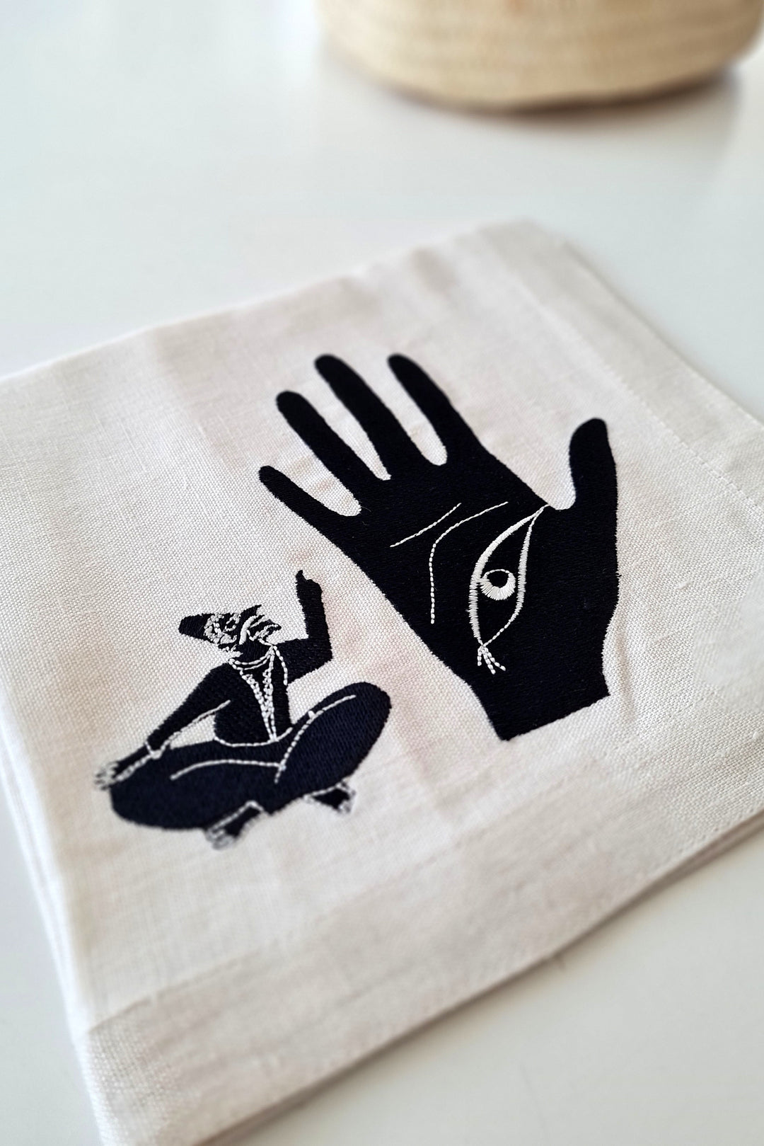 Serviettes de table en lin MEDINA - KHOMSA