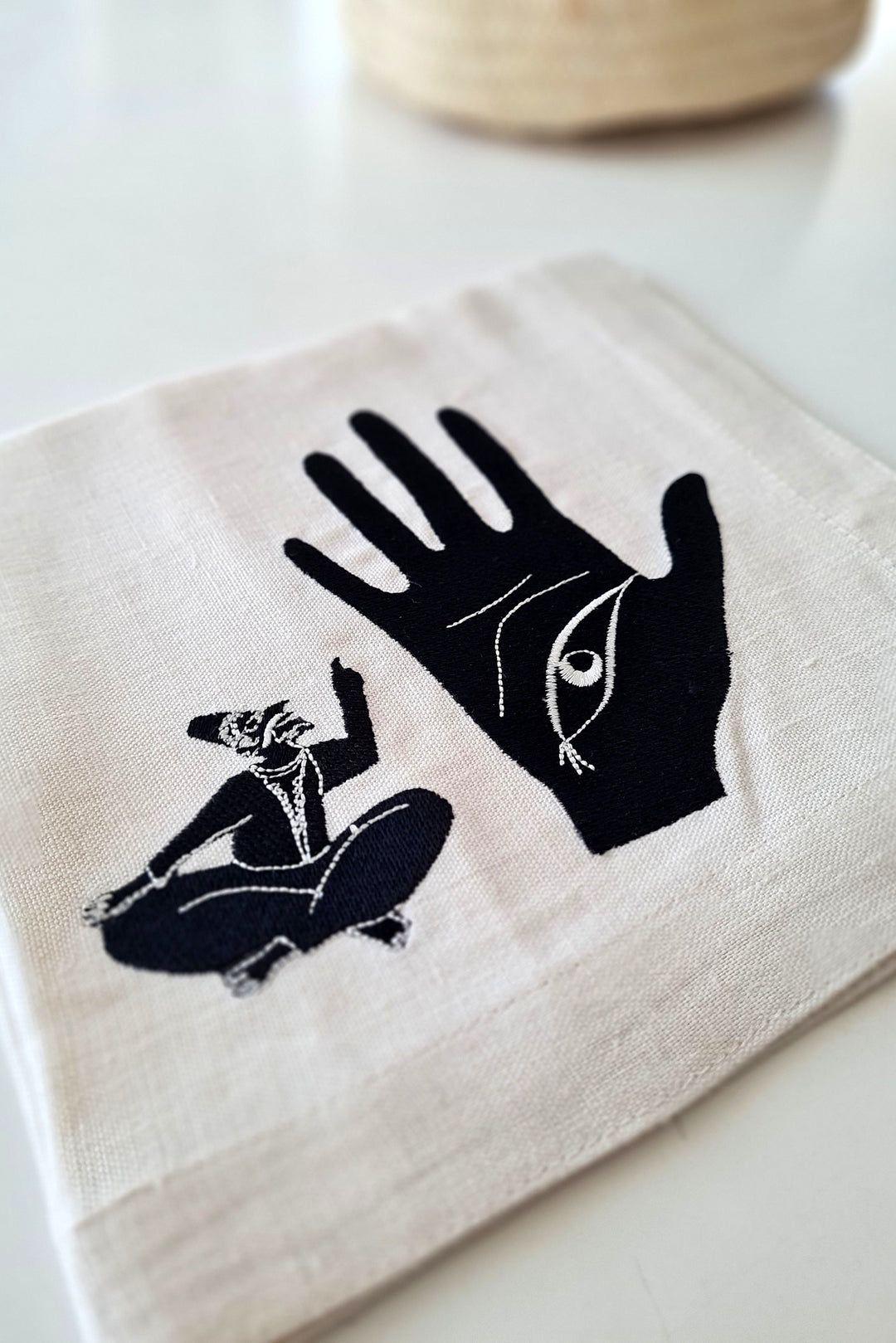 Serviettes de table en lin MEDINA - KHOMSA