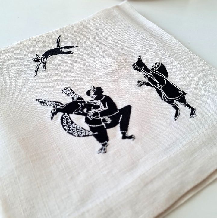 Serviettes de table en lin MEDINA - KATOUS