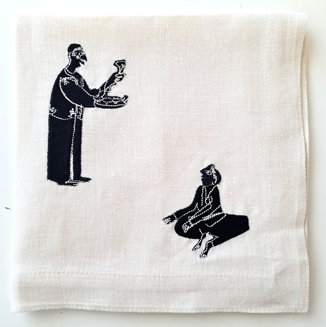 Serviettes de table en lin MEDINA - MASHMOUM