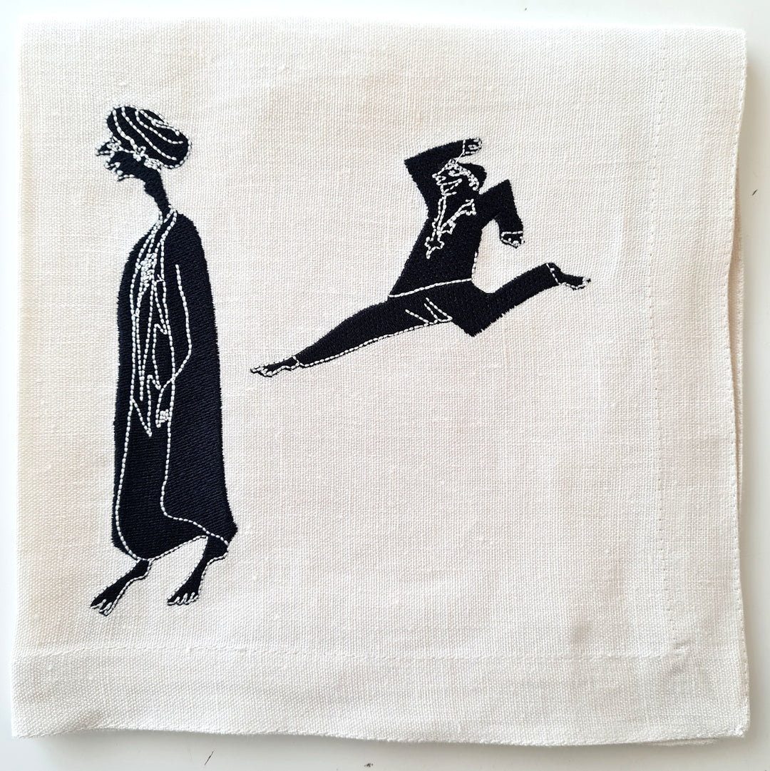 Serviettes de table en lin MEDINA - HARBA