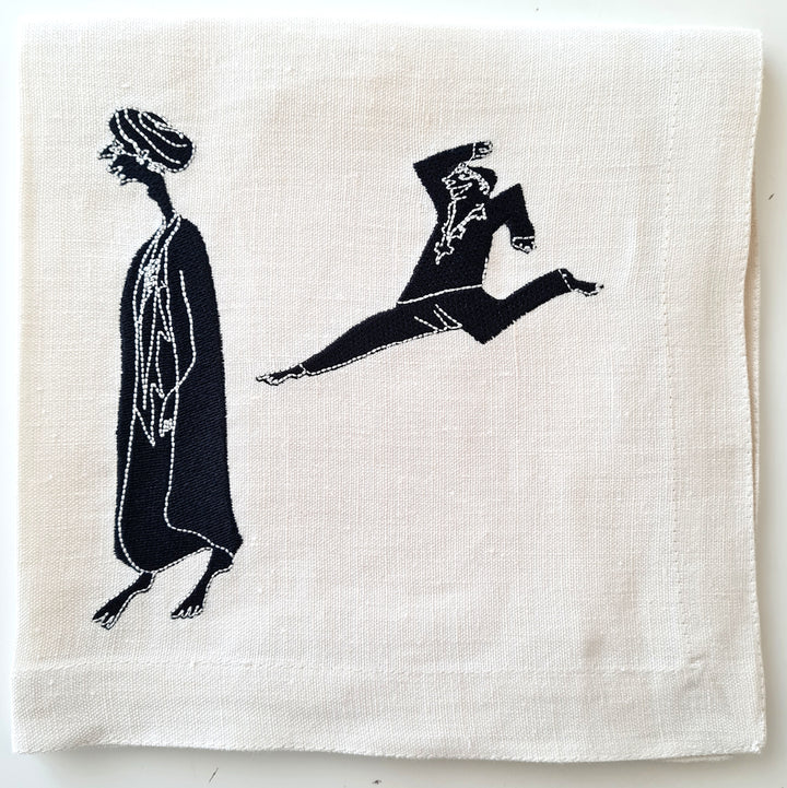 Serviettes de table en lin MEDINA - HARBA