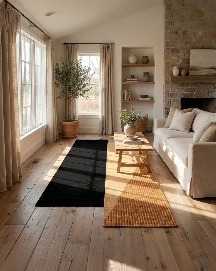 Rug NEBETTI TWIN 1 (Black Edition)