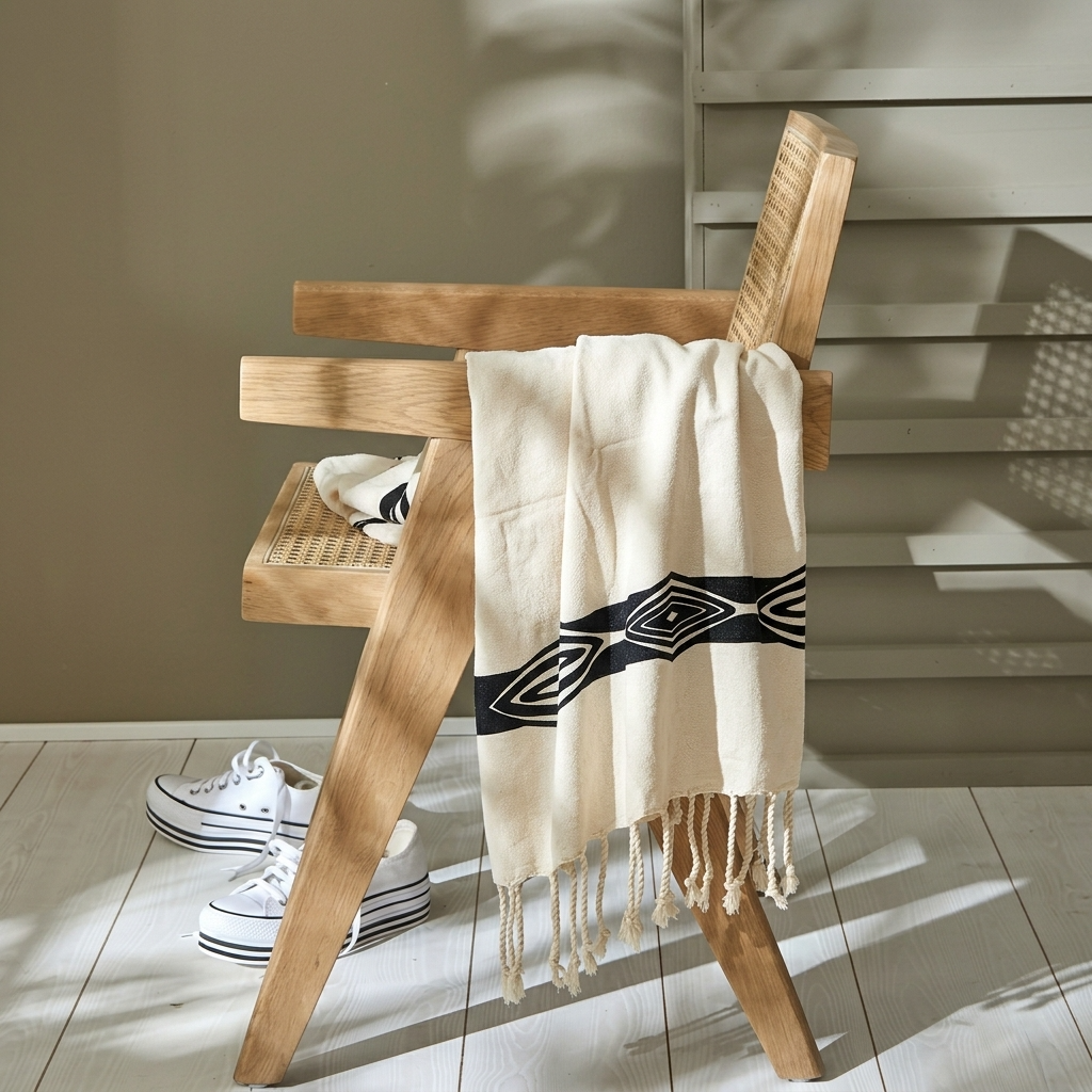 Serviette de plage 100% coton BANDA