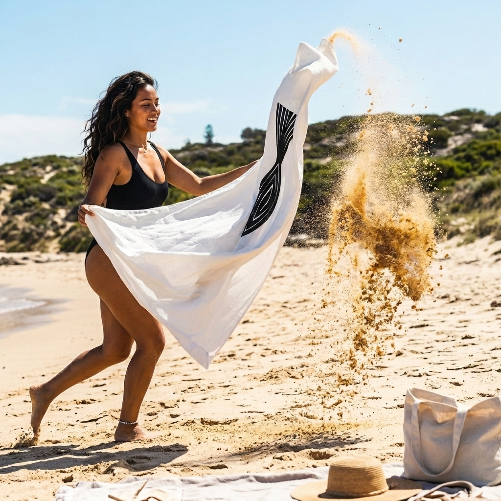 Serviette de plage 100% Coton ASFOUR