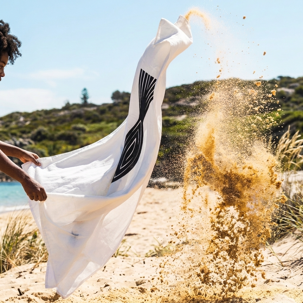 Serviette de plage 100% Coton ASFOUR
